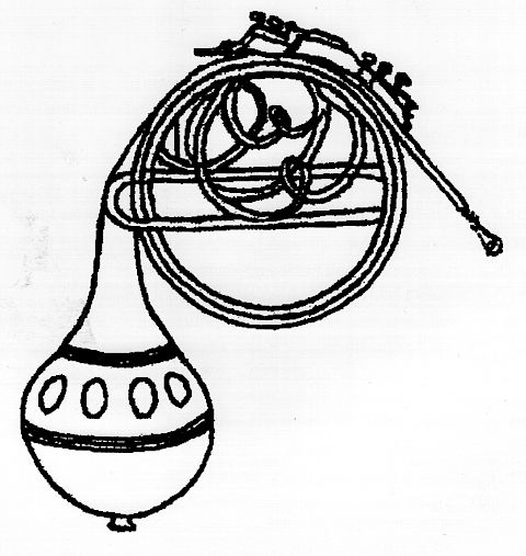 Amor-Schall, Idee von Ferdinand Kölbel ca. 1766, kein solches Instrument ist erhalten.